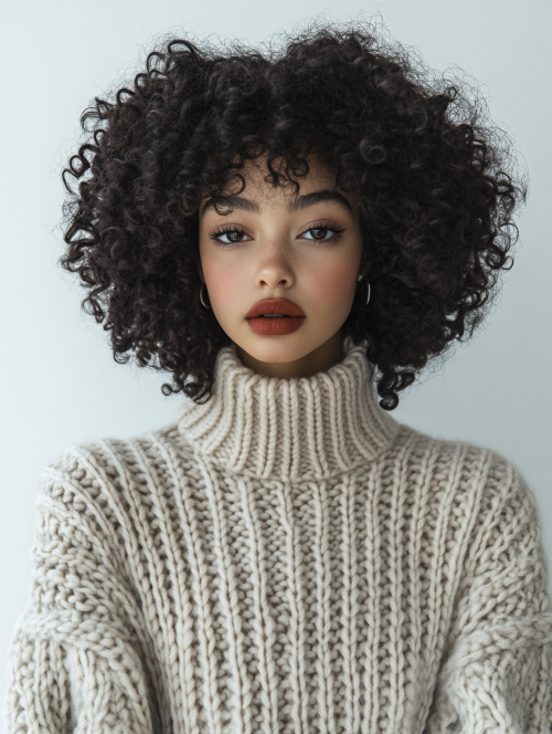 u8133182291 Sweater with textured bobble pattern adds volume dedca2f9 7bcd 4498 830e 6ec21bd11e5d 3