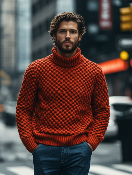 u8133182291 Sweater with textured honeycomb pattern adds war 98b12e8f 8f25 4893 b8e5 2e6b3f068e40 1